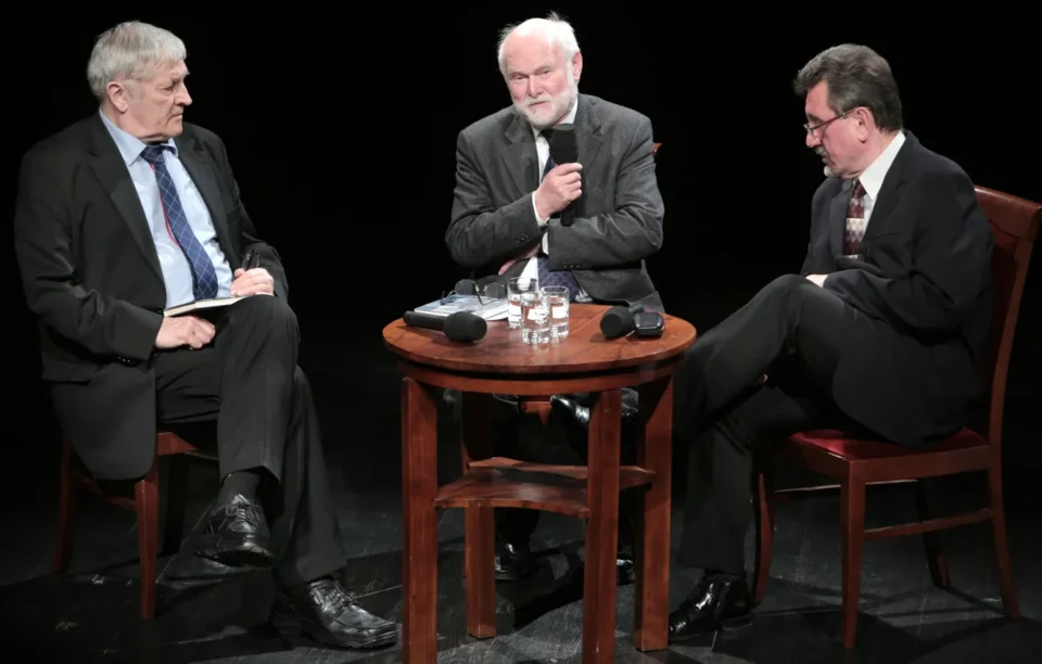 19 03 2015 LUBLIN UL JEZUICKA TEATR STARY  GOSCIE AKCENTU ISTVAN KOVACS - POETA I HISTORYK FOT WOJCIECH NIESPIALOWSKI / TS