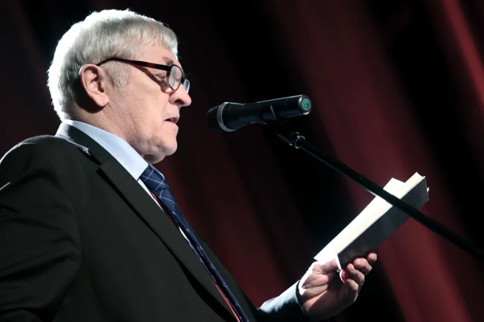 19 03 2015 LUBLIN UL JEZUICKA TEATR STARY  GOSCIE AKCENTU ISTVAN KOVACS - POETA I HISTORYK FOT WOJCIECH NIESPIALOWSKI / TS