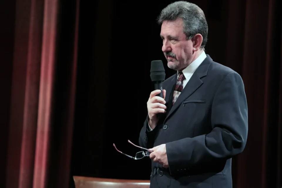 19 03 2015 LUBLIN UL JEZUICKA TEATR STARY  GOSCIE AKCENTU ISTVAN KOVACS - POETA I HISTORYK FOT WOJCIECH NIESPIALOWSKI / TS