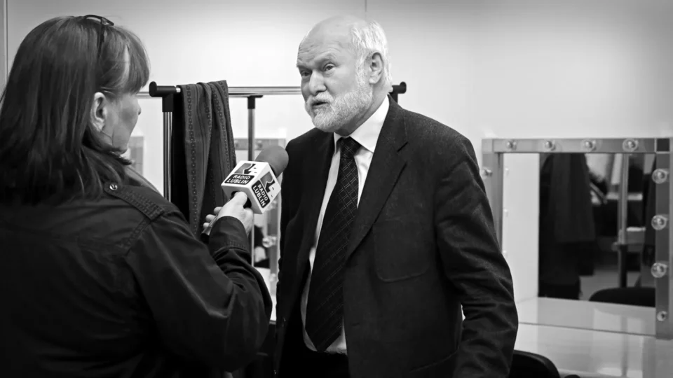 19 03 2015 LUBLIN UL JEZUICKA TEATR STARY  GOSCIE AKCENTU ISTVAN KOVACS - POETA I HISTORYK FOT WOJCIECH NIESPIALOWSKI / TS