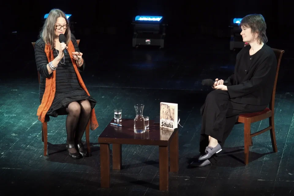 17 11 2015 LUBLIN UL JEZUICKA TEATR STARY BITWA O LITERATURE - NARZECZONA SCHULZA -AGATA TUSZYNSKA FOT WOJCIECH NIESPIALOWSKI / TS *** Local Caption *** TS