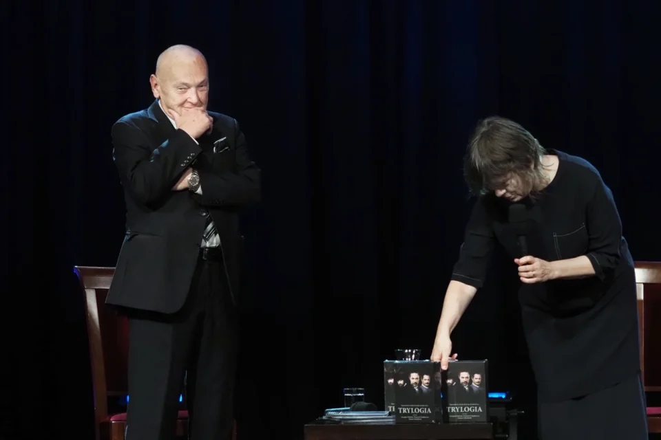 14 11 2017 UL JEZUICKA LUBLIN TEATR STARY BITWA O LITERATURE janusz kukula i grazyna lutoslawska  DOROTA MASLOWSKA FOT DOROTA AWIORKO