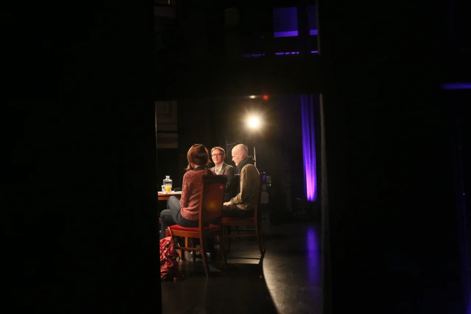 02 10 2012 LUBLIN TEATR STARY BITWA O LITERATURE TO IDZIE MLODOSC ALE CZY NAPEWNO FOT DOROTA AWIORKO - KLIMEK