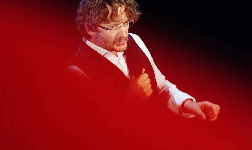 12 06 2018 UL JEZUICKA LUBLIN BITWA O LITERATURE LUKASZ DREWNIAK I ANDRZEJ FRANASZEK TEATR STARY FOT DOROTA AWIORKO