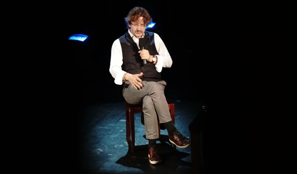 12 06 2018 UL JEZUICKA LUBLIN BITWA O LITERATURE LUKASZ DREWNIAK I ANDRZEJ FRANASZEK TEATR STARY FOT DOROTA AWIORKO