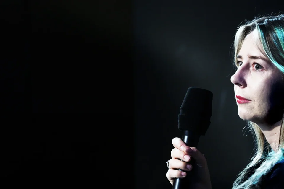 OLYMPUS DIGITAL CAMERA          16 02 2016 BITWA O LITERATURE PROWADZENIE GRAŻYNA LUTOSLAWSKA GOSC ANNA KROL FOT DOROTA AWIORKO