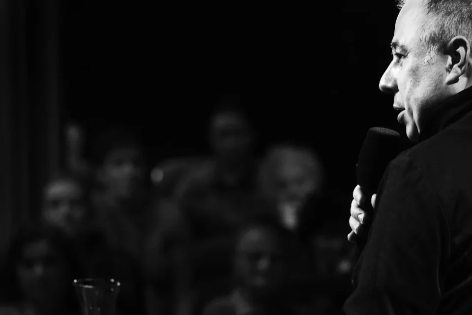 OLYMPUS DIGITAL CAMERA          23 02 2016 BITWA O LITERATURE HLASKO REVISITED PROWADZENIE LUKASZ DREWNIAK GOSC RADOSLAW MLYNARCZYK I KRZYSZTOF VARGA FOT DOROTA AWIORKO