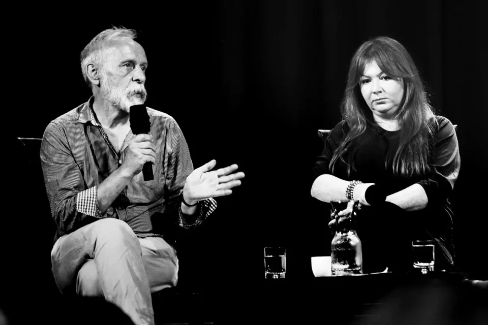 31 05 2016 LUBLIN TEATR STARY Bitwa o literature prowadzenie Lukasz Drewniak goscie Agnieszka Lubomira Piotrowska