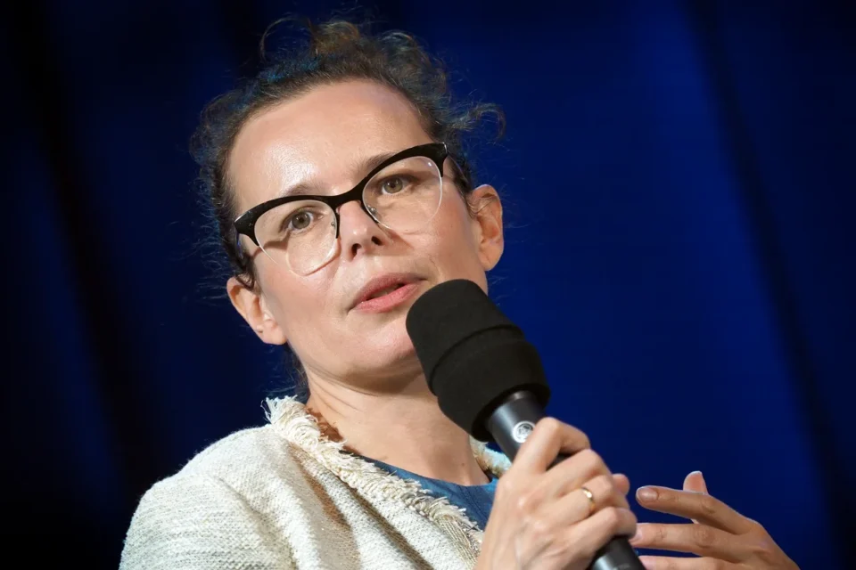 02 06 2015 LUBLIN UL JEZUICKA TEATR STARY BITWA O LITERATURE " ZYCIE PO ZYCIU " Z UDZIALEM: AGATY PASSENT I MICHALA RUSINKA FOT WOJCIECH NIESPIALOWSKI / TS