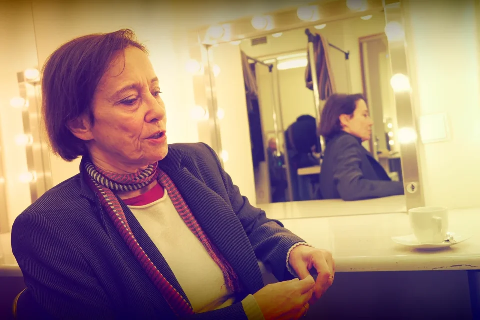 08 12 2015 LUBLIN UL JEZUICKA TEATR STARY BITWA O KULTURE . KANTOR POST MORTEM . GOSC - MALGORZATA DZIEWULSKA FOT WOJCIECH NIESPIALOWSKI / TS