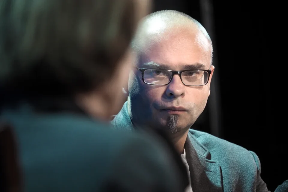 08 12 2015 LUBLIN UL JEZUICKA TEATR STARY BITWA O KULTURE . KANTOR POST MORTEM . GOSC - MALGORZATA DZIEWULSKA FOT WOJCIECH NIESPIALOWSKI / TS