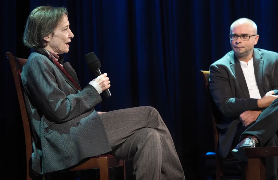 08 12 2015 LUBLIN UL JEZUICKA TEATR STARY BITWA O KULTURE . KANTOR POST MORTEM . GOSC - MALGORZATA DZIEWULSKA FOT WOJCIECH NIESPIALOWSKI / TS