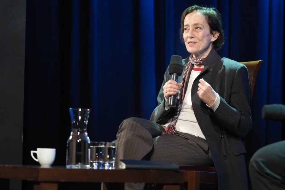 08 12 2015 LUBLIN UL JEZUICKA TEATR STARY BITWA O KULTURE . KANTOR POST MORTEM . GOSC - MALGORZATA DZIEWULSKA FOT WOJCIECH NIESPIALOWSKI / TS