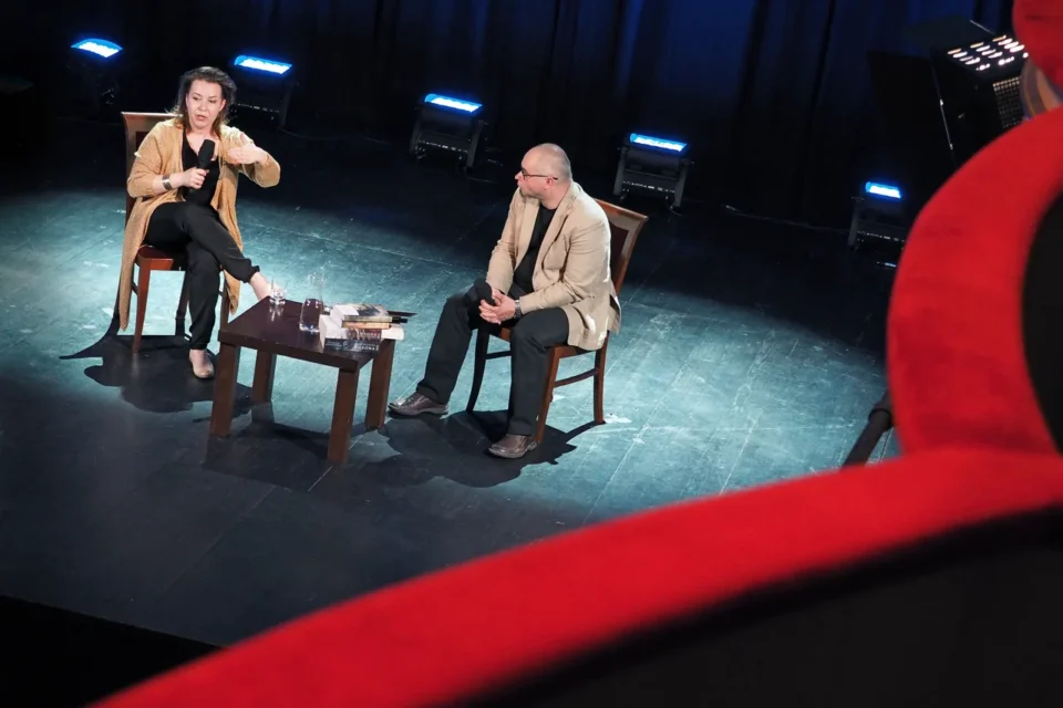 12 05 2015 LUBLIN UL JEZUICKA TEATR STARYBITWA O LITERATURE - ELZBIETA CHEREZINSKA FOT WOJCIECH NIESPIALOWSKI / TS