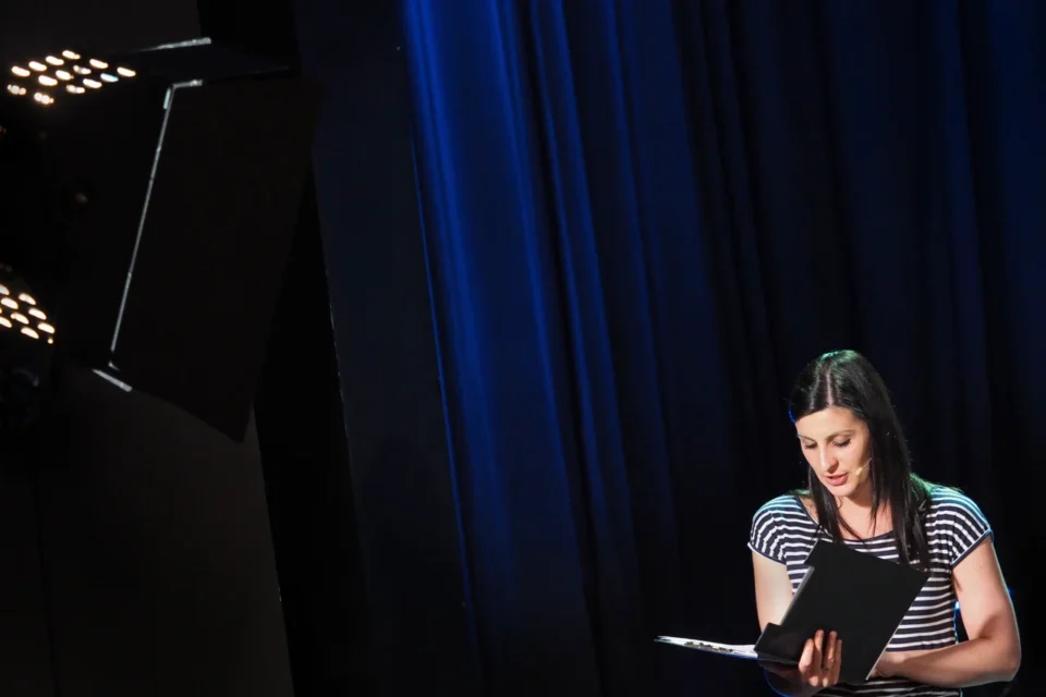 12 05 2015 LUBLIN UL JEZUICKA TEATR STARYBITWA O LITERATURE - ELZBIETA CHEREZINSKA FOT WOJCIECH NIESPIALOWSKI / TS *** Local Caption *** TS