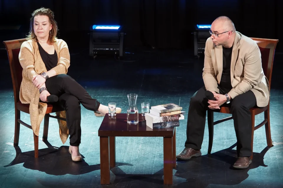 12 05 2015 LUBLIN UL JEZUICKA TEATR STARYBITWA O LITERATURE - ELZBIETA CHEREZINSKA FOT WOJCIECH NIESPIALOWSKI / TS