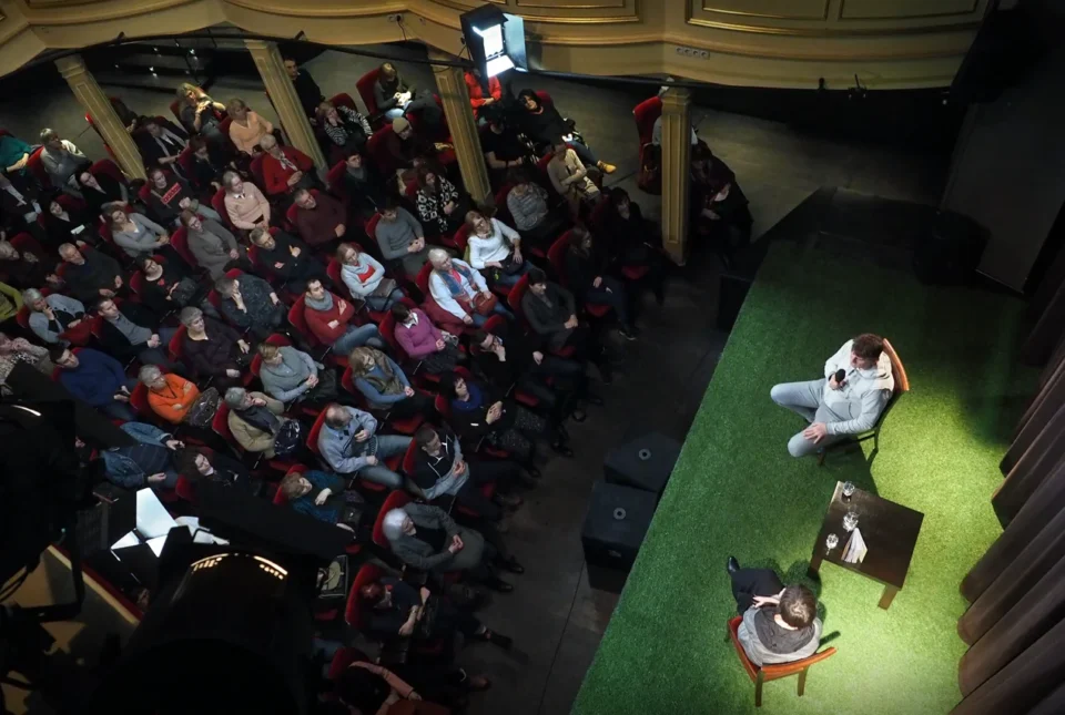 07 02 2017 LUBLIN UL JEZUICKA TEAT STARY BITWA O LITERATURE " MIEDZY BIEGUNAMI " FOT WOJCIECH NIESPIALOWSKI