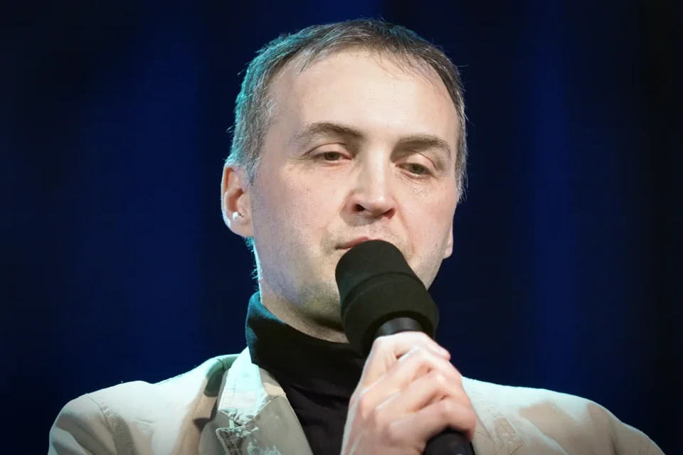 09 02 2016 LUBLIN UL JEZUICKA TEATR STARY BITWA O LITERATURE TEMAT LOST ( AND FOUND ) IN TRANSLATION PROWADZENIE LUKASZ DREWNIAK Z UDZIALEM KRZYSZTOF BARTNICKI WOJCIECH CHARCHALIS ANNA WASILEWSKA FOT WOJCIECH NIESPIALOWSKI / TS