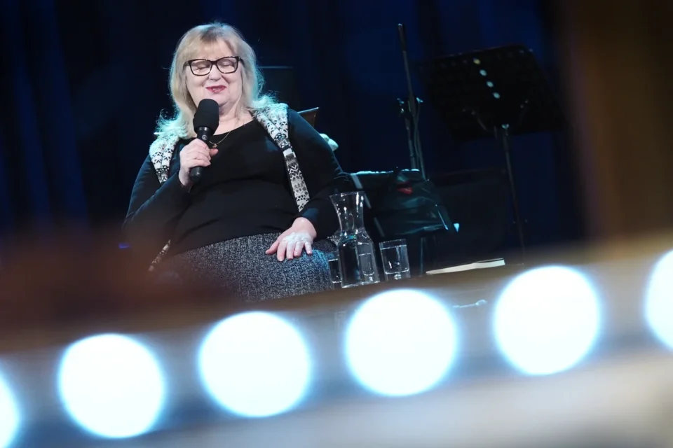 12 01 2016 LUBLIN UL JEZUICKA TEATR STARY BITWA O KULTURE - STANISLAWA CELINSKA " W ZGODZIE ZE SOBA " FOT WOJCIECH NIESPIALOWSKI / TS