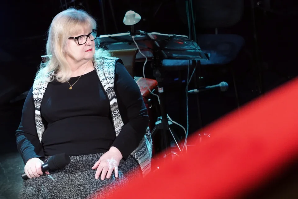 12 01 2016 LUBLIN UL JEZUICKA TEATR STARY BITWA O KULTURE - STANISLAWA CELINSKA " W ZGODZIE ZE SOBA " FOT WOJCIECH NIESPIALOWSKI / TS