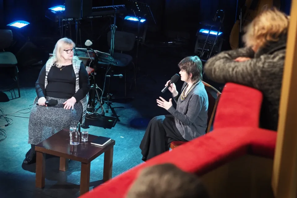 12 01 2016 LUBLIN UL JEZUICKA TEATR STARY BITWA O KULTURE - STANISLAWA CELINSKA " W ZGODZIE ZE SOBA " FOT WOJCIECH NIESPIALOWSKI / TS