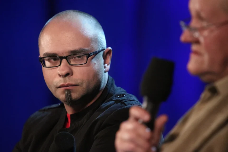 23 04 2013 LUBLIN UL JEZUICKA TEATR STARY BITWA O LITERATURE PROWADZENIE  LUKASZ DREWNIAK Z UDZIALEM EDWINA BENDYKA