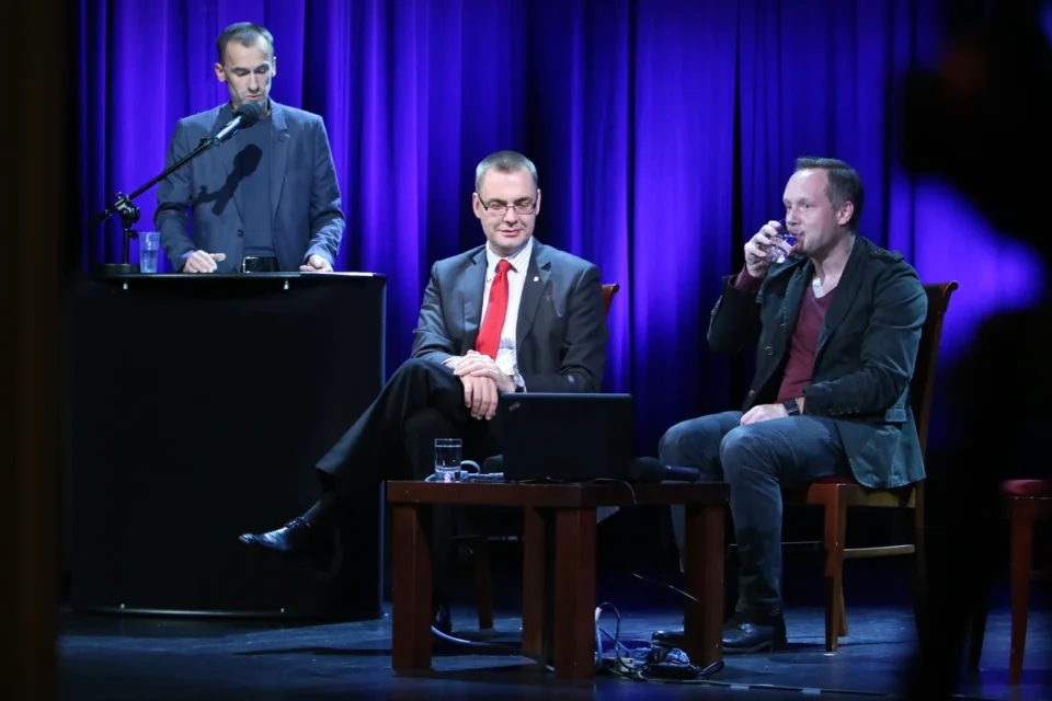 23 09 2014 LUBLIN UL JEZUICKA TEATR STARY BITWA O JEZYK  FOT WOJCIECH NIESPIALOWSKI / TS