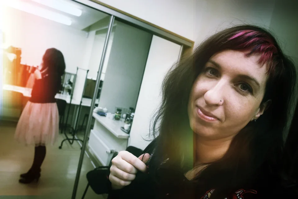 27 01 2015 LUBLIN UL JEZUICKA TEATR STARY BITWA O LITERATURE PROWADZENA PRZEZ GRAZYNE LUTOSLAWSKA Z UDZIALEM SYLWI CHUTNIK FOT WOJCIECH NIESPIALOWSKI / TS *** Local Caption *** TS