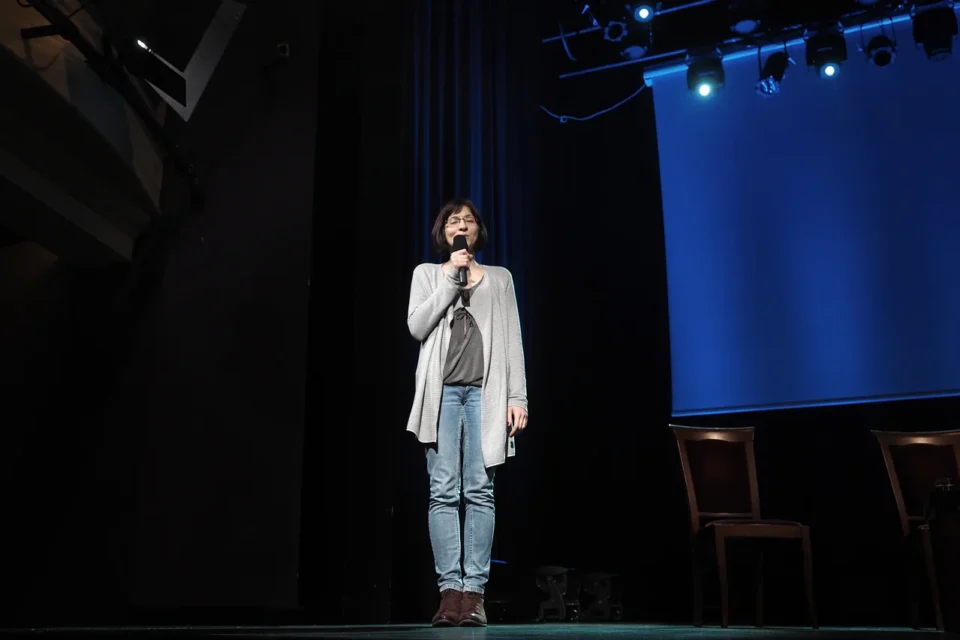 28 02 2017 LUBLIN UL JEZUICKA TEATR STARY BITWA O LITERATURE - BOB DYLAN I SPADEK PO KONTRKULTURZE FOT WOJCIECH NIESPIALOWSKI