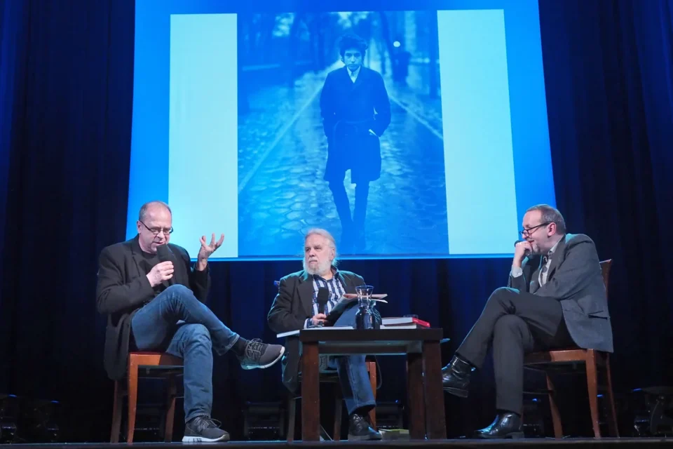 28 02 2017 LUBLIN UL JEZUICKA TEATR STARY BITWA O LITERATURE - BOB DYLAN I SPADEK PO KONTRKULTURZE FOT WOJCIECH NIESPIALOWSKI