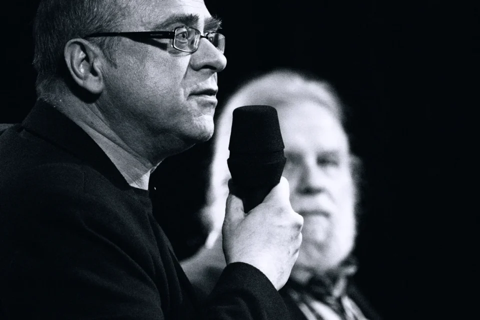 28 02 2017 LUBLIN UL JEZUICKA TEATR STARY BITWA O LITERATURE - BOB DYLAN I SPADEK PO KONTRKULTURZE FOT WOJCIECH NIESPIALOWSKI