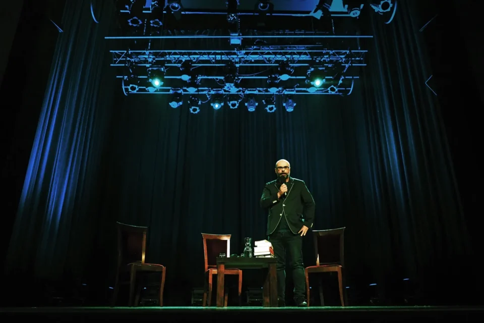 31 01 2017 LUBLIN UL JEZUICKA TEATR STARY BITWA O LITERATURE. " MISTRZ I MALGORZATA" WOLAND