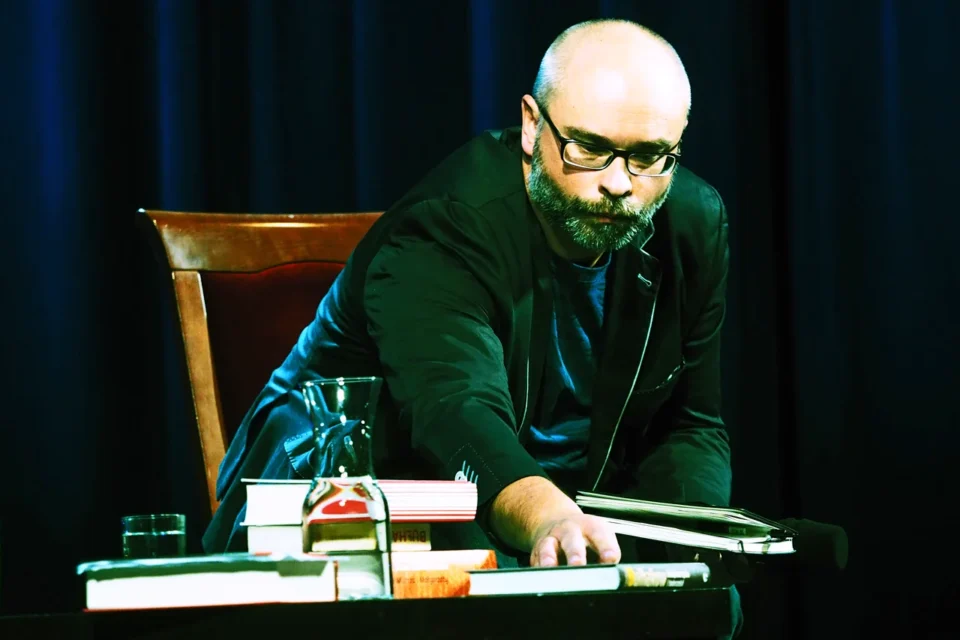 31 01 2017 LUBLIN UL JEZUICKA TEATR STARY BITWA O LITERATURE. " MISTRZ I MALGORZATA" WOLAND