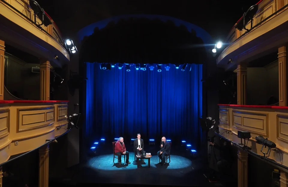 31 01 2017 LUBLIN UL JEZUICKA TEATR STARY BITWA O LITERATURE. " MISTRZ I MALGORZATA" WOLAND