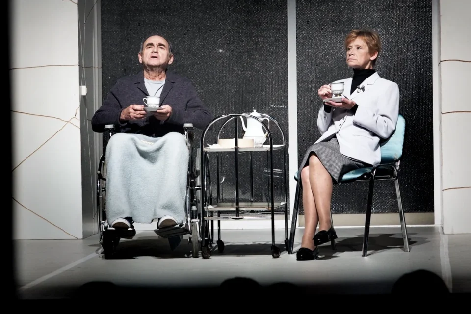 28 05 2016 LUBLIN Teatr Ateneum Blogie dni TEATR STARY aktorzy Jan Peszek i Jadwiga Jankowska - Cieslak FOT DOROTA AWIORKO