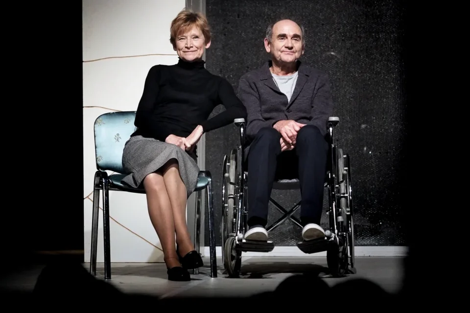 28 05 2016 LUBLIN Teatr Ateneum Blogie dni TEATR STARY aktorzy Jan Peszek i Jadwiga Jankowska - Cieslak FOT DOROTA AWIORKO