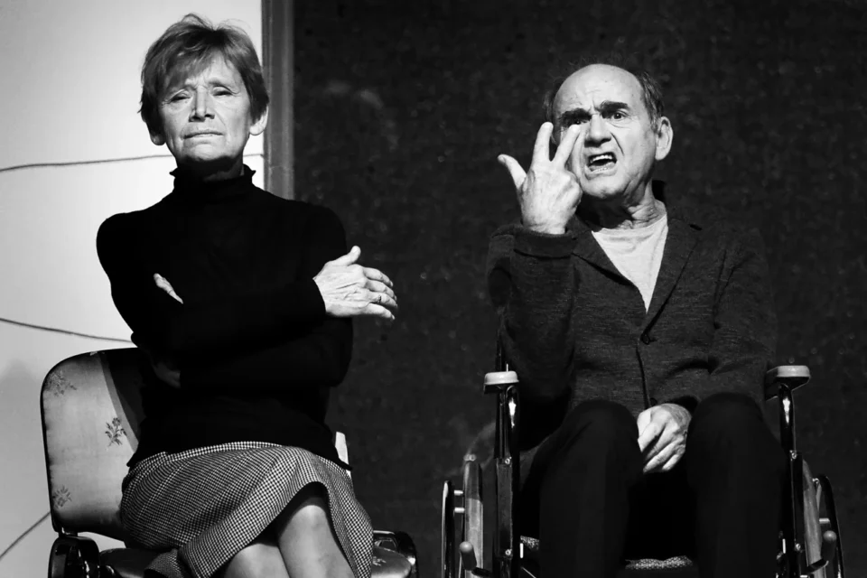 28 05 2016 LUBLIN Teatr Ateneum Blogie dni TEATR STARY aktorzy Jan Peszek i Jadwiga Jankowska - Cieslak FOT DOROTA AWIORKO