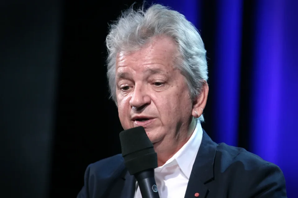 06 09 2014 LUBLIN JEZUICKA TEATR STARY SPOTKANIE Z JULIUSZEM MACHULSKIM I PROJEKCJA TEATRU TELEWIZJI " BRANCZ " FOT WOJCIECH NIESPIALOWSKI / TS