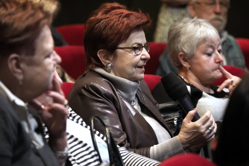 30 11 2015 UL JEZUICKA LUBLIN TEATR STARY KINO W TEATRZE STARYM FILM JEZIORAK - GOSC JOWITA BUDNIK FOT WOJCIECH NIESPIALOWSKI / TS