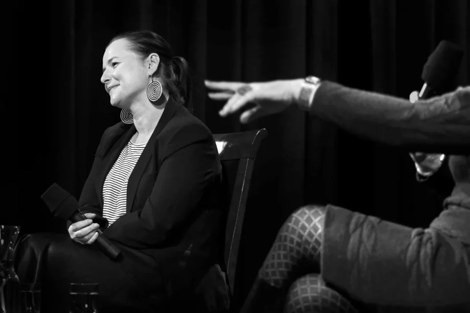 30 11 2015 UL JEZUICKA LUBLIN TEATR STARY KINO W TEATRZE STARYM FILM JEZIORAK - GOSC JOWITA BUDNIK FOT WOJCIECH NIESPIALOWSKI / TS