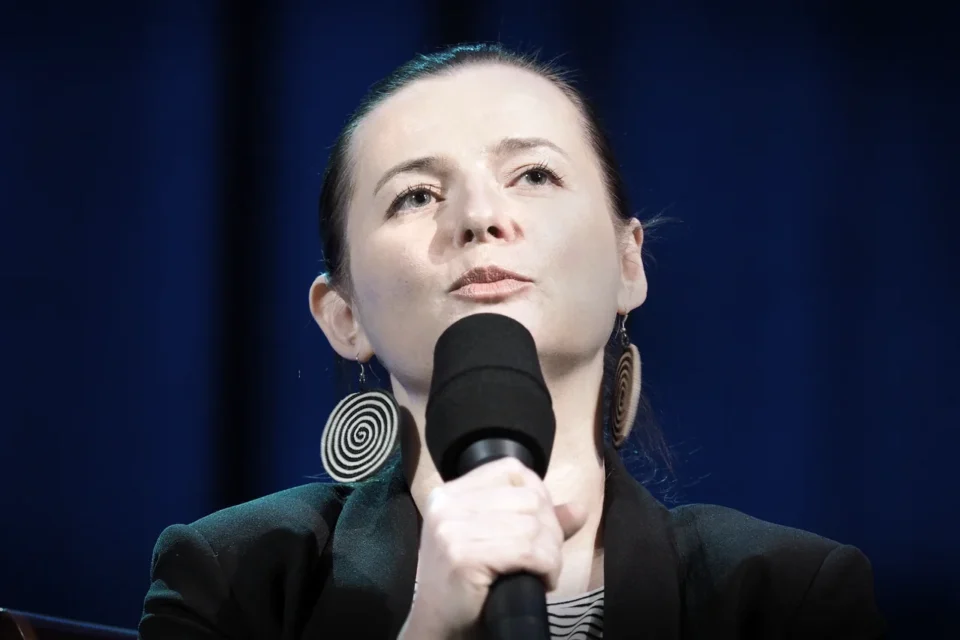 30 11 2015 UL JEZUICKA LUBLIN TEATR STARY KINO W TEATRZE STARYM FILM JEZIORAK - GOSC JOWITA BUDNIK FOT WOJCIECH NIESPIALOWSKI / TS