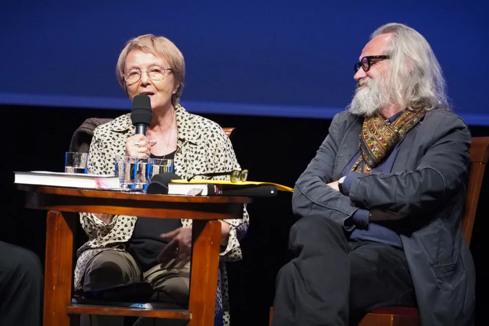 21 05 2015 LUBLIN UL JEZUICKA TEATR STARY DEBATA PONAD GRANICAMI - DZIEWCZYNA Z KAMIENIA FOT WOJCIECH NIESPIALOWSKI / TS
