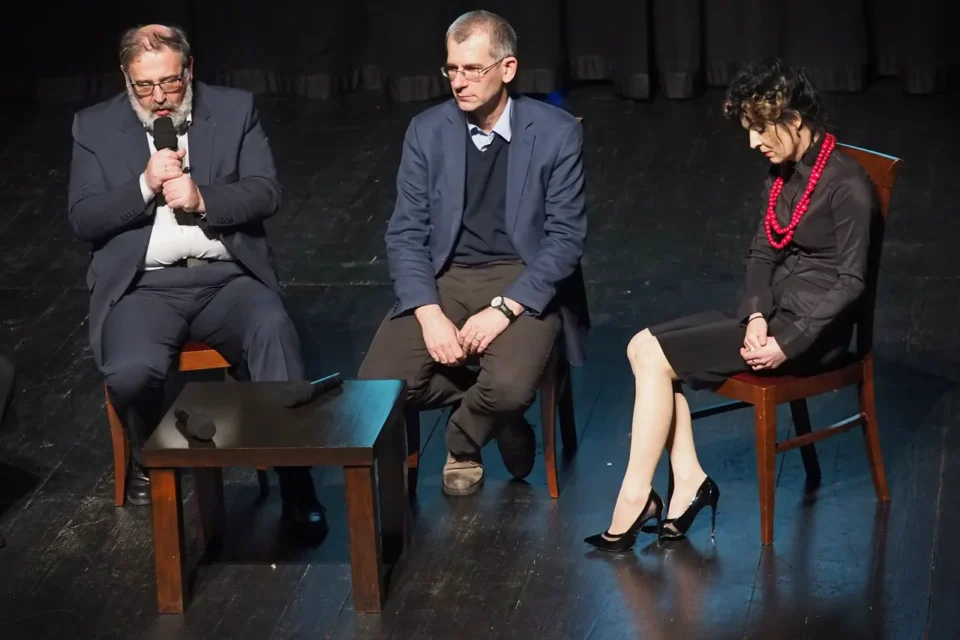 27 04 2017 LUBLIN UL JEZUICKA TEATR STARY DEBATA PONAD GRANICAMI FOT WOJCIECH NIESPIALOWSKI