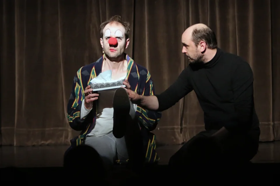 03 07 2014 LUBLIN UL JEZUICKA TEATR STARY PRZEDSTAWIENIE TEATRU POLONIA PT DEPRESJA KOMIKA FOT WOJCIECH NIESPIALOWSKI / TS