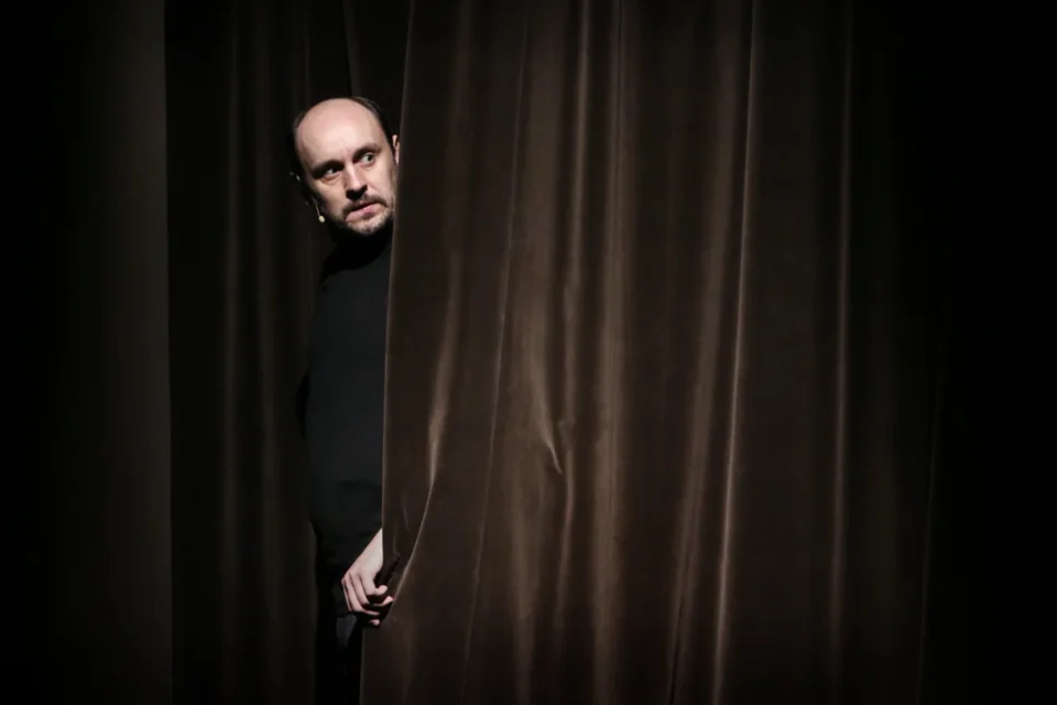 03 07 2014 LUBLIN UL JEZUICKA TEATR STARY PRZEDSTAWIENIE TEATRU POLONIA PT DEPRESJA KOMIKA FOT WOJCIECH NIESPIALOWSKI / TS