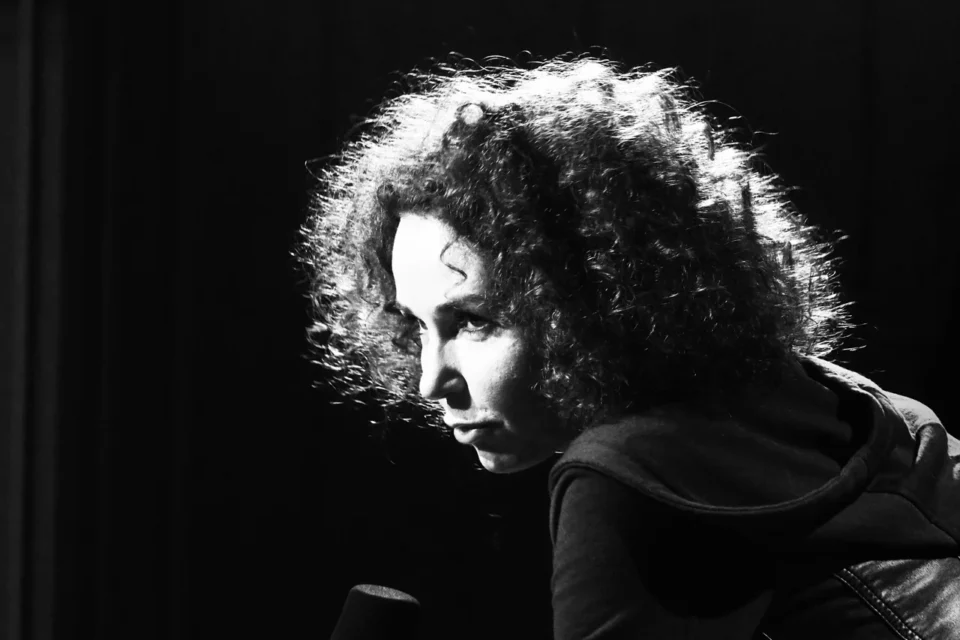 OLYMPUS DIGITAL CAMERA          24 11 2015 UL JEZUICKA LUBLIN TEATR STARY BITWA O KULTURE GOSC Agata Duda - Gracz FOT DOROTA AWIORKO