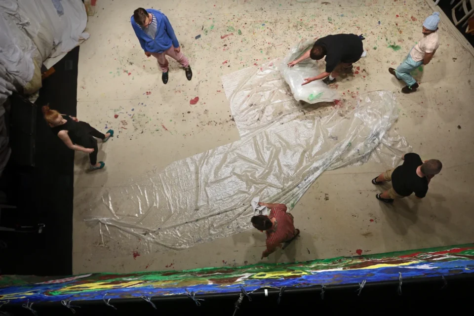 28 06 2014 LUBLIN UL JEZUICKA TEATR STARY N/Z PRZEDSTAWIENIE PT DZIECI Z BULLERBYN - TEATR POLSKI WE WROCLAWIU FOT WOJCIECH NIESPIALOWSKI / TS