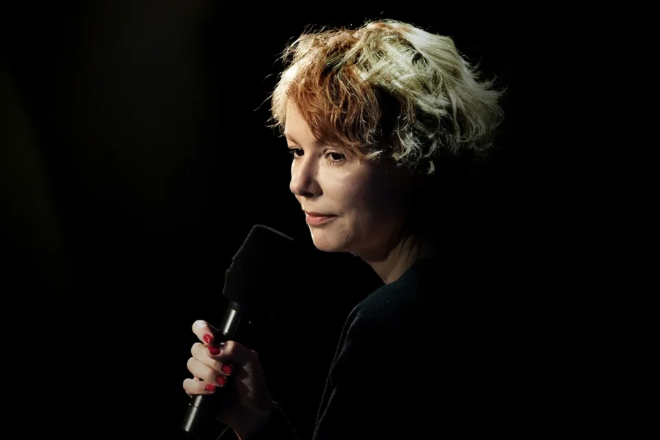 29 11 2016 LUBLIN TEATR STARY spotkanie z Agnieszka Glinska Prowadzenie Magda Sendecka FOT DOROTA AWIORKO