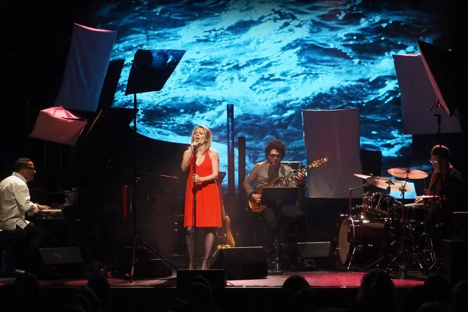 06 04 2017 LUBLIN UL JEZUICKA TEATR STARY KONCERT ANNA MARIA JOPEK & GONZALO RUBALCABA „ MINIONE ” FOT WOJCIECH NIESPIALOWSKI