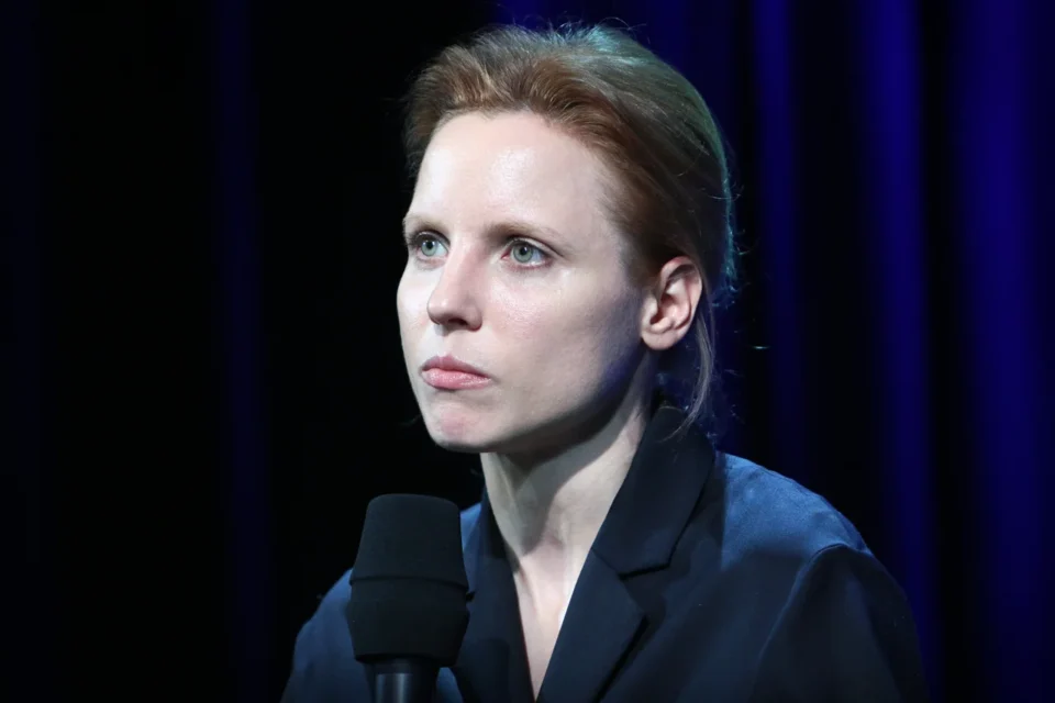 02 03 2015 LUBLIN UL JEZUICKA TEATR STARY KINO W TEATRZE " WALENTYNA " Z UDZIALEM JULII KIJOWSKIEJ FOT WOJCIECH NIESPIALOWSKI / TS